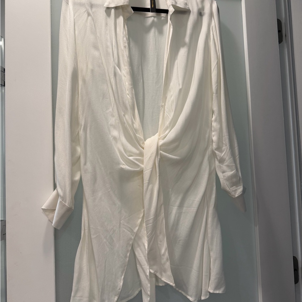 Elegant White Women's Dress